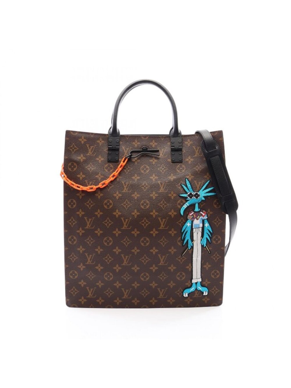 Louis Vuitton Tote Bag Sac Plat LV Friend Virgil Abloh Leather LV Lens